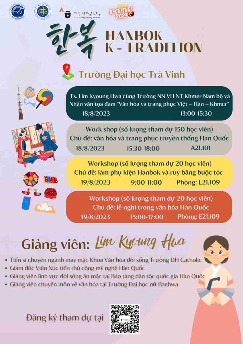 Workshop: Văn hoá và trang phục truyền thống Hàn Quốc