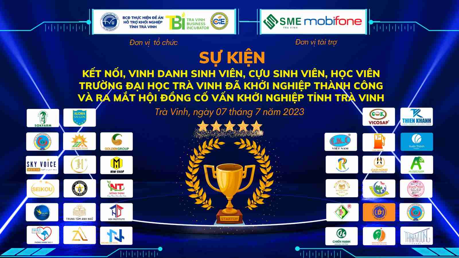 “Kết nối, vinh danh sinh viên, cựu sinh viên, học viên Trường Đại học Trà Vinh đã khởi nghiệp thành công và ra mắt Hội đồng cố vấn Khởi nghiệp tỉnh Trà Vinh”